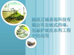 陜西萬福景觀擋墻、生態(tài)護坡在水利工程中的應(yīng)